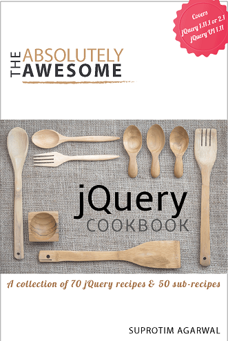 jQuery Book | The Absolutely Awesome jQuery CookBook | Covers